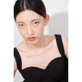 Yhpup New Stainless Steel Accessories Natural Freshwater Pearl Chain Necklace Jewelry Wedding Engagement Collar Necklace Gift - Necklace - AliExpress