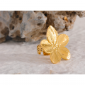 Yhpup Waterproof 18k Gold Color Stainless Steel Flower Big Open Ring For Women Trendy Fashion Party Summer Statement Jewelry - Rings - AliExpress