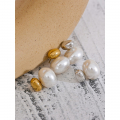 Yhpup 316 Stainless Steel Imitation Pearl Beads No Scratches Stud Earrings Daily Chic Fashion Japan Simple Ear Jewelry for Women| |   - AliExpress