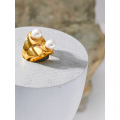 Stainless Steel Pearl Ring 6 | Ring Steel Gold Pearls | Ring Pearl Shell - New Design - Aliexpress