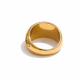 Yhpup-6789-High-Quality-Textured-Minimalist-Stainless-Steel-Glossy-Smooth-Metal-Chunky-Ring-18K-PVD-Plated
